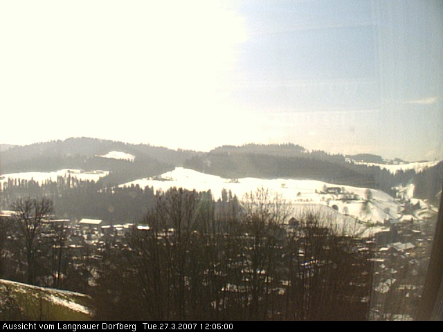 Webcam-Bild: Aussicht vom Dorfberg in Langnau 20070327-120500