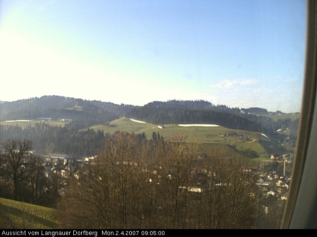 Webcam-Bild: Aussicht vom Dorfberg in Langnau 20070402-090500