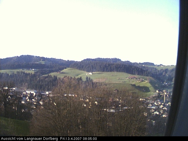 Webcam-Bild: Aussicht vom Dorfberg in Langnau 20070413-080500