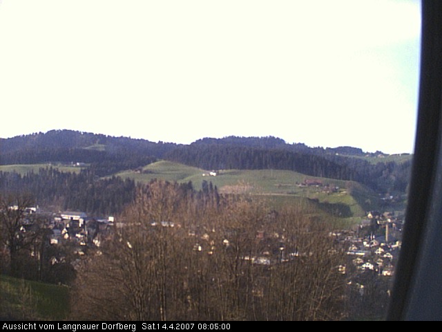 Webcam-Bild: Aussicht vom Dorfberg in Langnau 20070414-080500