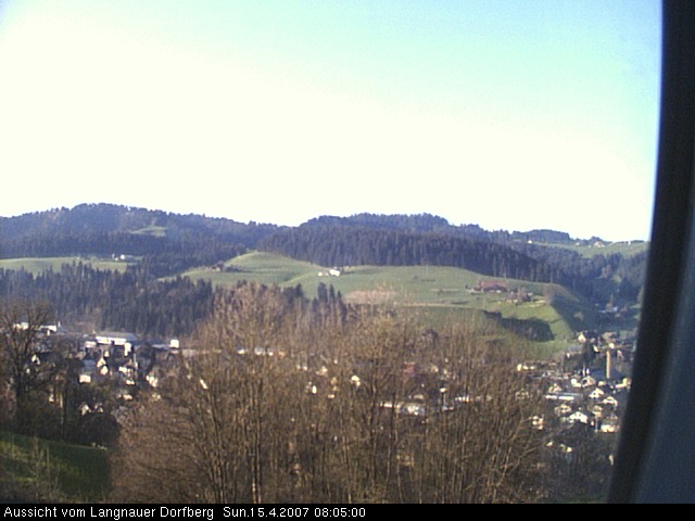 Webcam-Bild: Aussicht vom Dorfberg in Langnau 20070415-080500