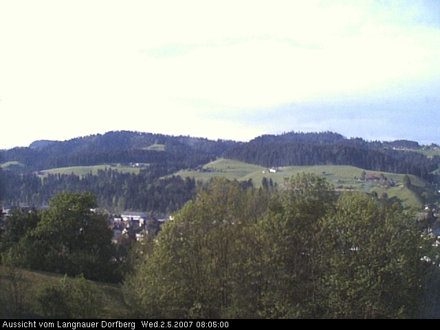 Webcam-Bild: Aussicht vom Dorfberg in Langnau 20070502-080500