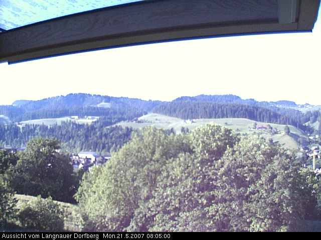 Webcam-Bild: Aussicht vom Dorfberg in Langnau 20070521-080500