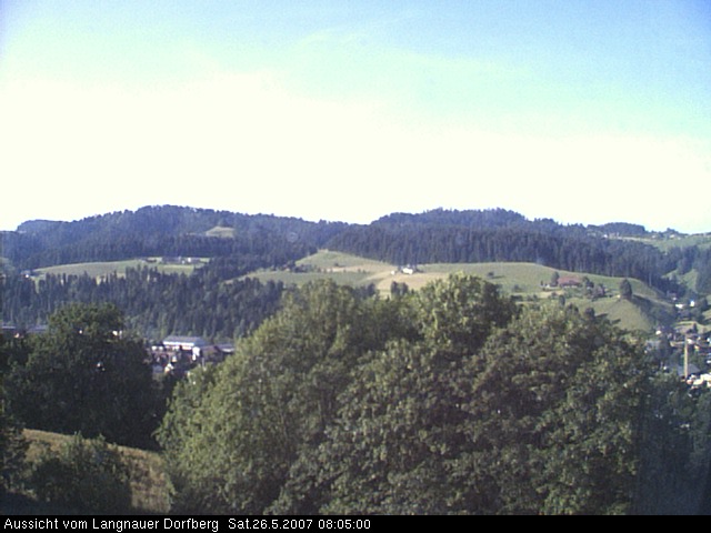 Webcam-Bild: Aussicht vom Dorfberg in Langnau 20070526-080500
