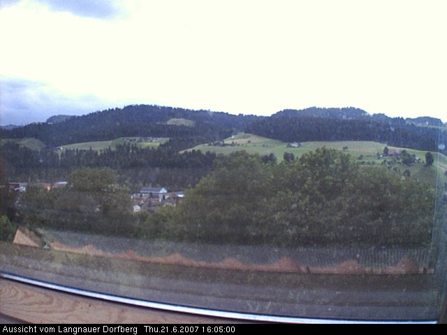 Webcam-Bild: Aussicht vom Dorfberg in Langnau 20070621-160500