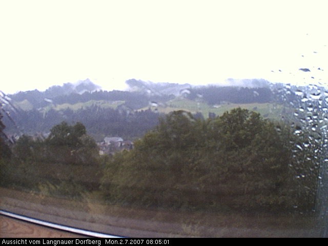 Webcam-Bild: Aussicht vom Dorfberg in Langnau 20070702-080500
