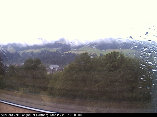 Webcam-Bild: Aussicht vom Dorfberg in Langnau 20070702-090500