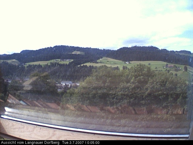 Webcam-Bild: Aussicht vom Dorfberg in Langnau 20070703-100500