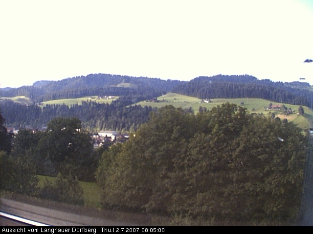Webcam-Bild: Aussicht vom Dorfberg in Langnau 20070712-080500