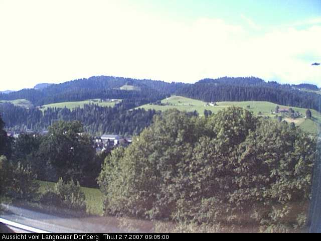 Webcam-Bild: Aussicht vom Dorfberg in Langnau 20070712-090500