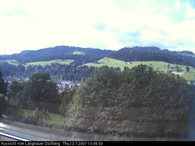 Webcam-Bild: Aussicht vom Dorfberg in Langnau 20070712-100500