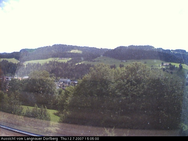 Webcam-Bild: Aussicht vom Dorfberg in Langnau 20070712-150500