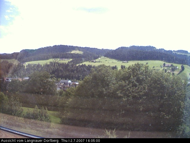 Webcam-Bild: Aussicht vom Dorfberg in Langnau 20070712-160500