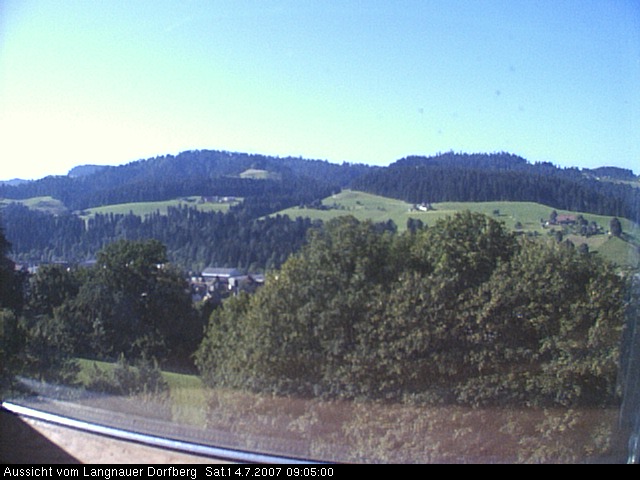 Webcam-Bild: Aussicht vom Dorfberg in Langnau 20070714-090500