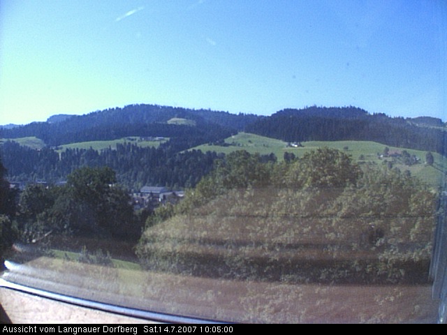 Webcam-Bild: Aussicht vom Dorfberg in Langnau 20070714-100500