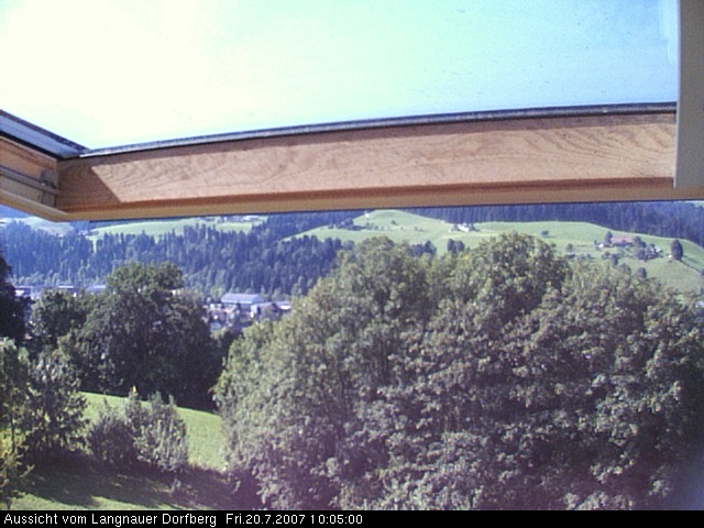 Webcam-Bild: Aussicht vom Dorfberg in Langnau 20070720-100500