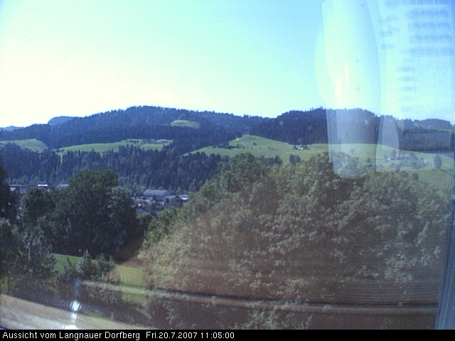 Webcam-Bild: Aussicht vom Dorfberg in Langnau 20070720-110500