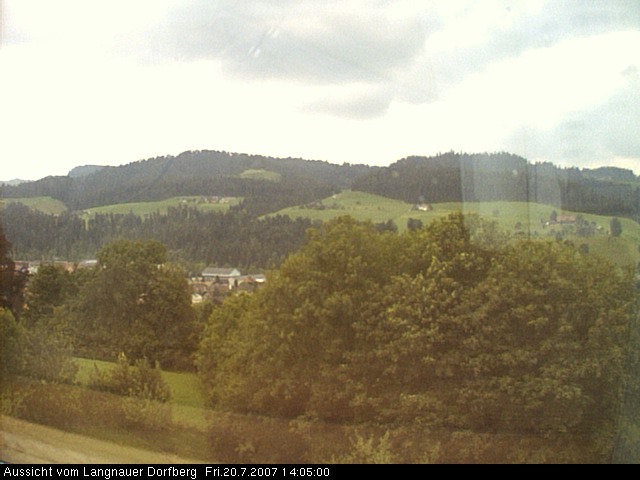Webcam-Bild: Aussicht vom Dorfberg in Langnau 20070720-140500