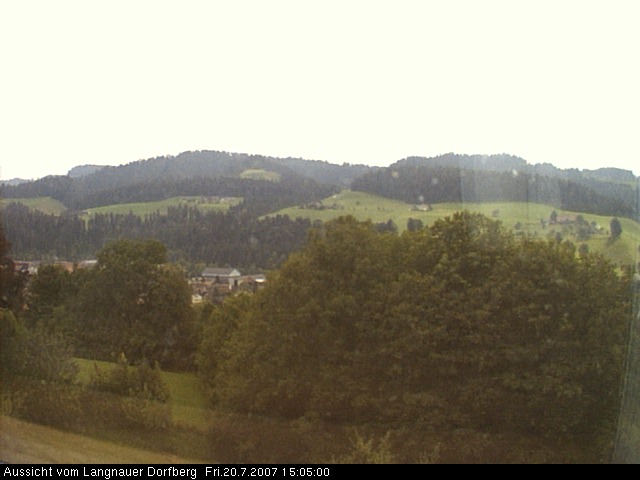 Webcam-Bild: Aussicht vom Dorfberg in Langnau 20070720-150500