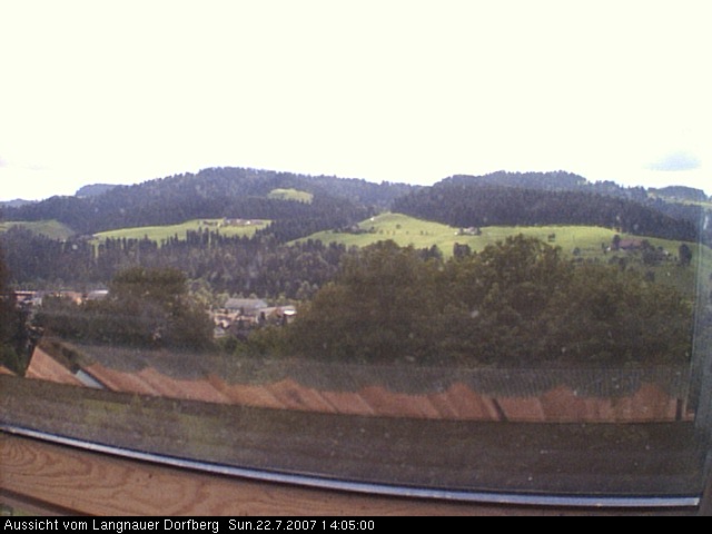 Webcam-Bild: Aussicht vom Dorfberg in Langnau 20070722-140500