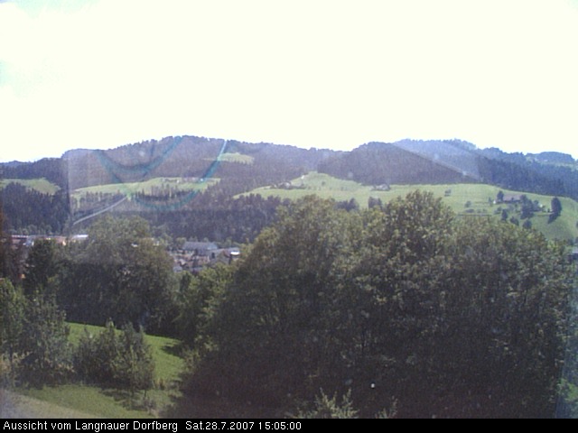 Webcam-Bild: Aussicht vom Dorfberg in Langnau 20070728-150500