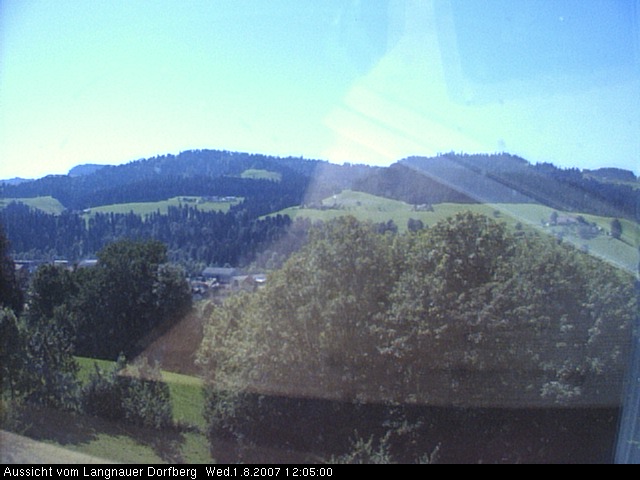 Webcam-Bild: Aussicht vom Dorfberg in Langnau 20070801-120500