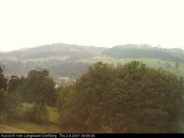 Webcam-Bild: Aussicht vom Dorfberg in Langnau 20070802-090500