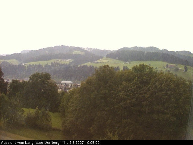 Webcam-Bild: Aussicht vom Dorfberg in Langnau 20070802-100500