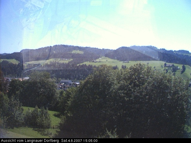 Webcam-Bild: Aussicht vom Dorfberg in Langnau 20070804-150500