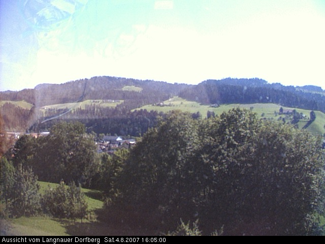 Webcam-Bild: Aussicht vom Dorfberg in Langnau 20070804-160500