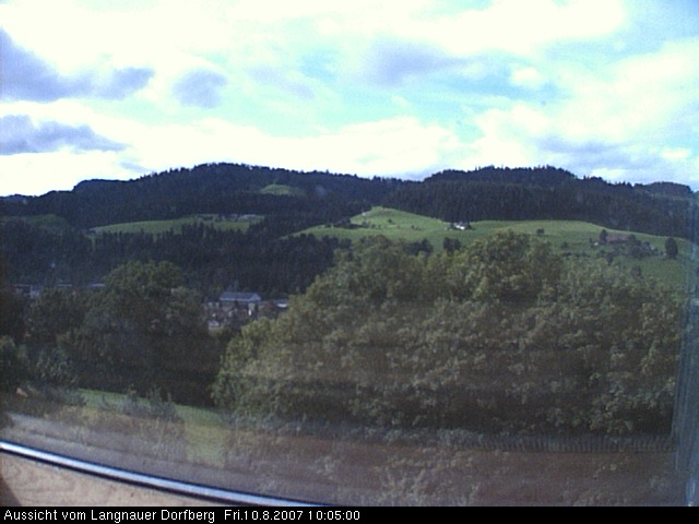 Webcam-Bild: Aussicht vom Dorfberg in Langnau 20070810-100500