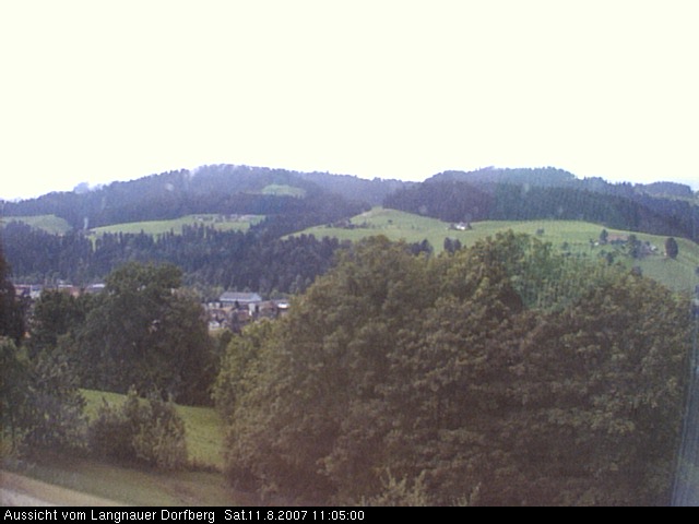 Webcam-Bild: Aussicht vom Dorfberg in Langnau 20070811-110500