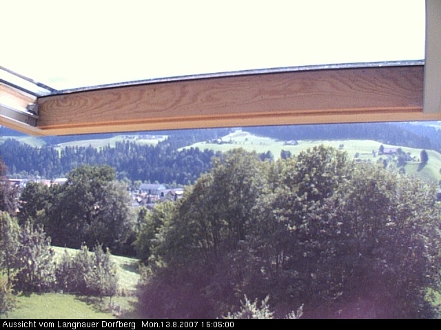 Webcam-Bild: Aussicht vom Dorfberg in Langnau 20070813-150500