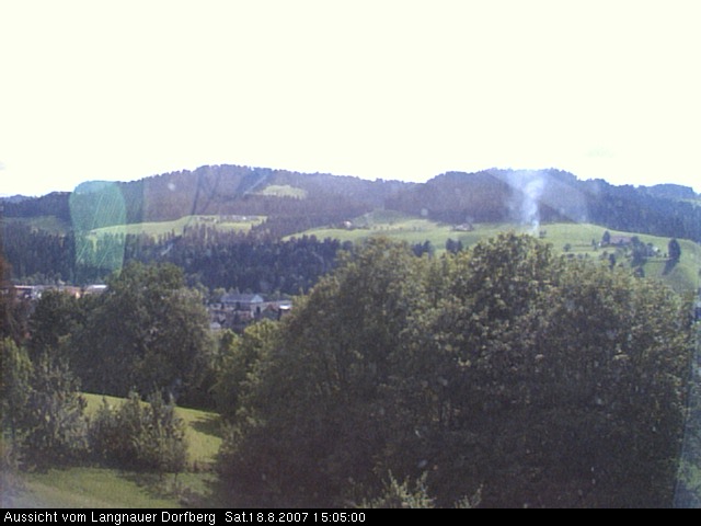 Webcam-Bild: Aussicht vom Dorfberg in Langnau 20070818-150500