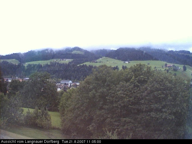 Webcam-Bild: Aussicht vom Dorfberg in Langnau 20070821-110500