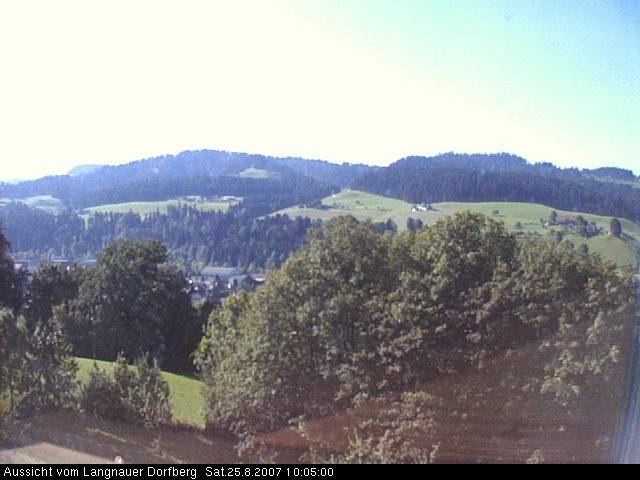 Webcam-Bild: Aussicht vom Dorfberg in Langnau 20070825-100500