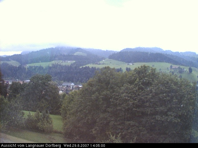Webcam-Bild: Aussicht vom Dorfberg in Langnau 20070829-140500