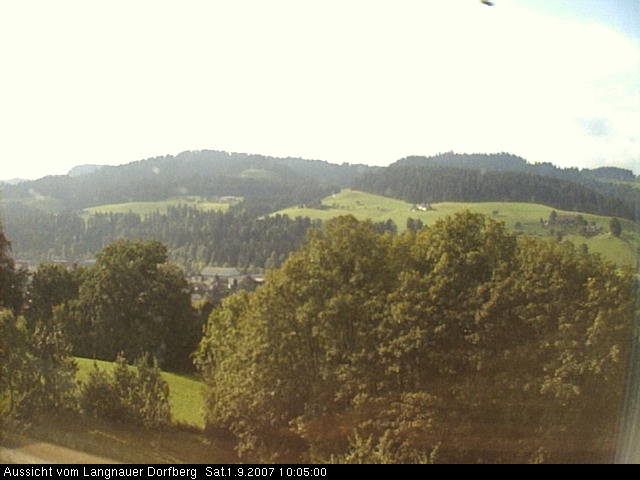 Webcam-Bild: Aussicht vom Dorfberg in Langnau 20070901-100500