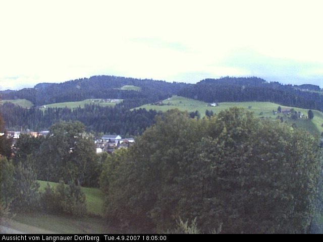 Webcam-Bild: Aussicht vom Dorfberg in Langnau 20070904-180500