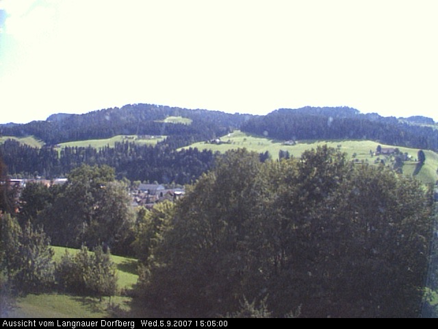 Webcam-Bild: Aussicht vom Dorfberg in Langnau 20070905-150500