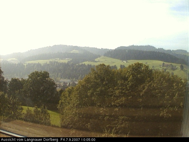 Webcam-Bild: Aussicht vom Dorfberg in Langnau 20070907-100500