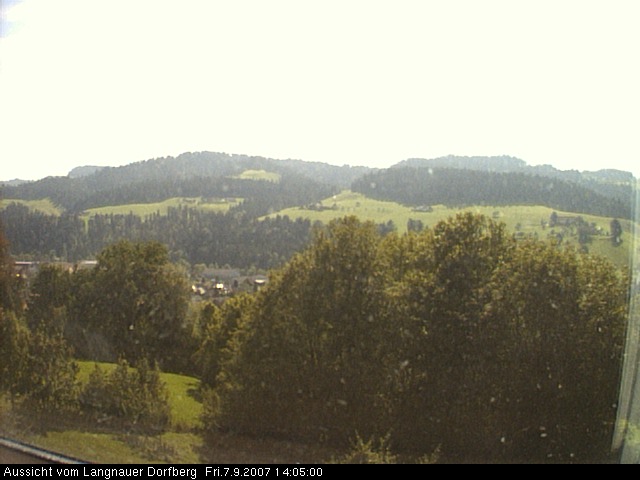 Webcam-Bild: Aussicht vom Dorfberg in Langnau 20070907-140500
