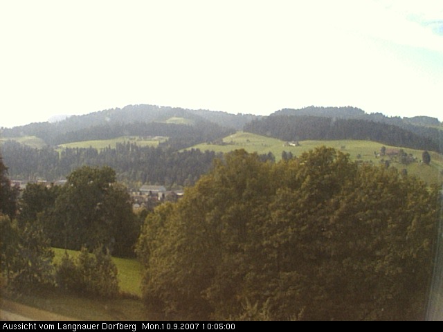 Webcam-Bild: Aussicht vom Dorfberg in Langnau 20070910-100500