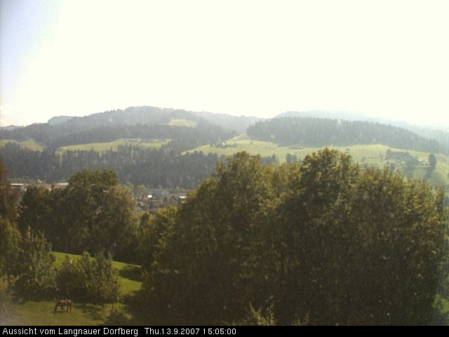 Webcam-Bild: Aussicht vom Dorfberg in Langnau 20070913-150500