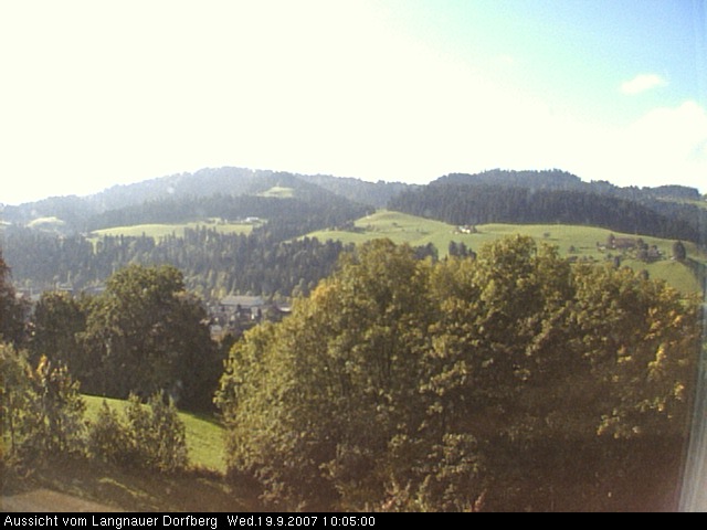 Webcam-Bild: Aussicht vom Dorfberg in Langnau 20070919-100500