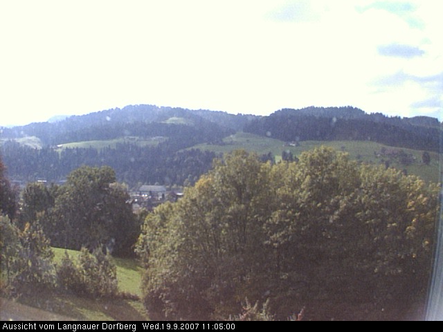 Webcam-Bild: Aussicht vom Dorfberg in Langnau 20070919-110500