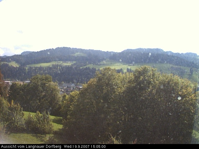 Webcam-Bild: Aussicht vom Dorfberg in Langnau 20070919-150500