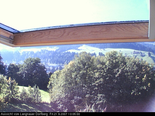 Webcam-Bild: Aussicht vom Dorfberg in Langnau 20070921-100500