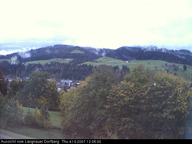 Webcam-Bild: Aussicht vom Dorfberg in Langnau 20071004-120500