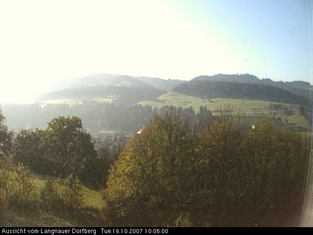 Webcam-Bild: Aussicht vom Dorfberg in Langnau 20071016-100500